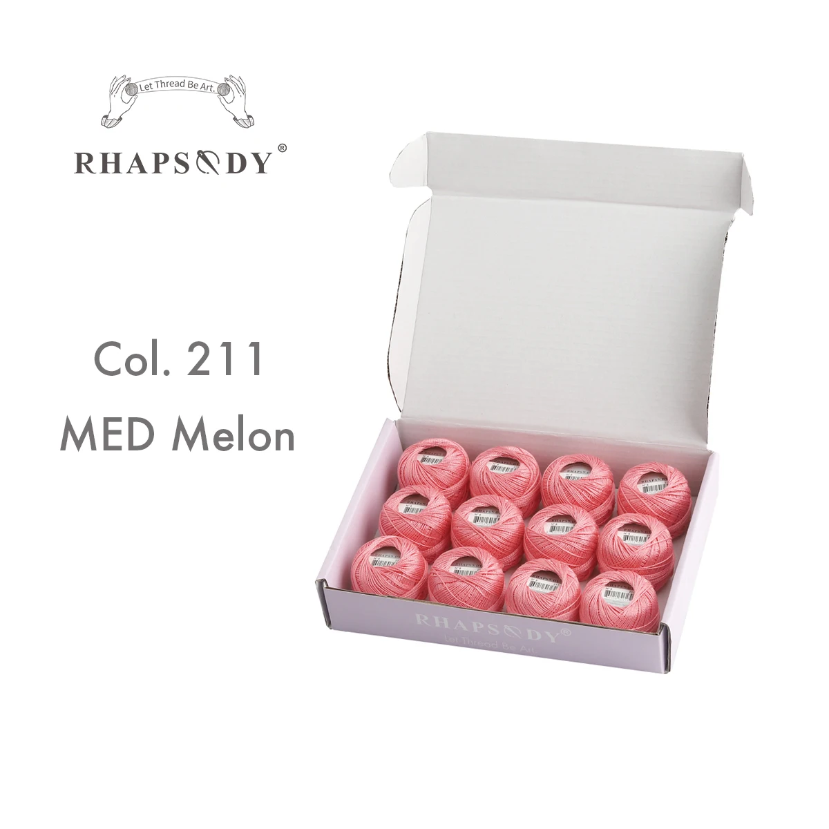 Rhapsody Größe 8, Perlen-Baumwoll-Häkelfaden-Stickerei, doppelt merzerisierte lange Stapel, ägyptische Baumwolle, DMC-Qualität, 12 Bälle, 43 YDS – Detail 20
