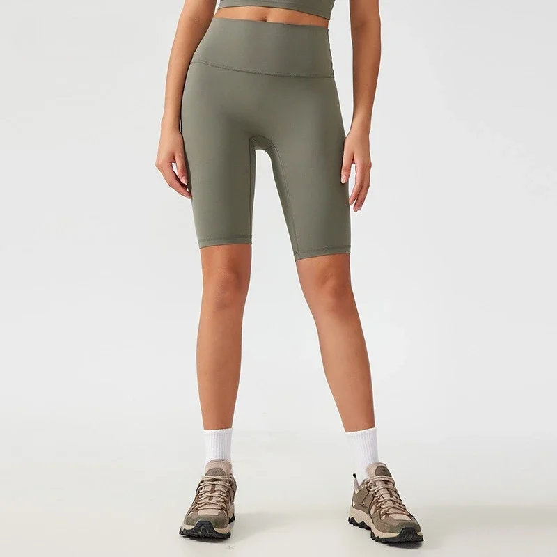 

Women's High - Waist Biker Shorts - Tummy Control & No Camel Toe, Ideal for Gym & Yoga
