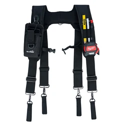 Tool Belt Suspenders Construction Bag Suspenders Padded Work belt Suspenders for Carpenter/Electrician/Roofing/Farmer work