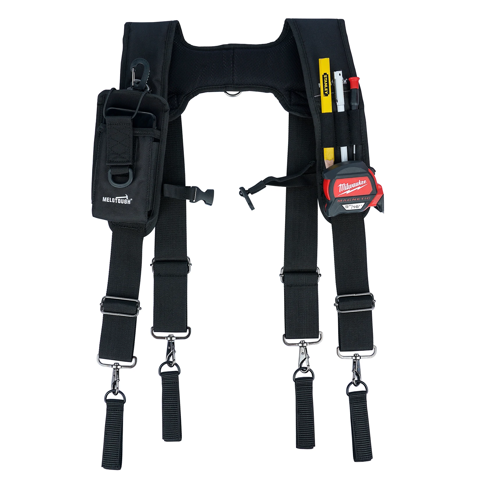 Tool Belt Suspenders Construction Bag Suspenders Padded Work belt Suspenders for Carpenter/Electrician/Roofing/Farmer work