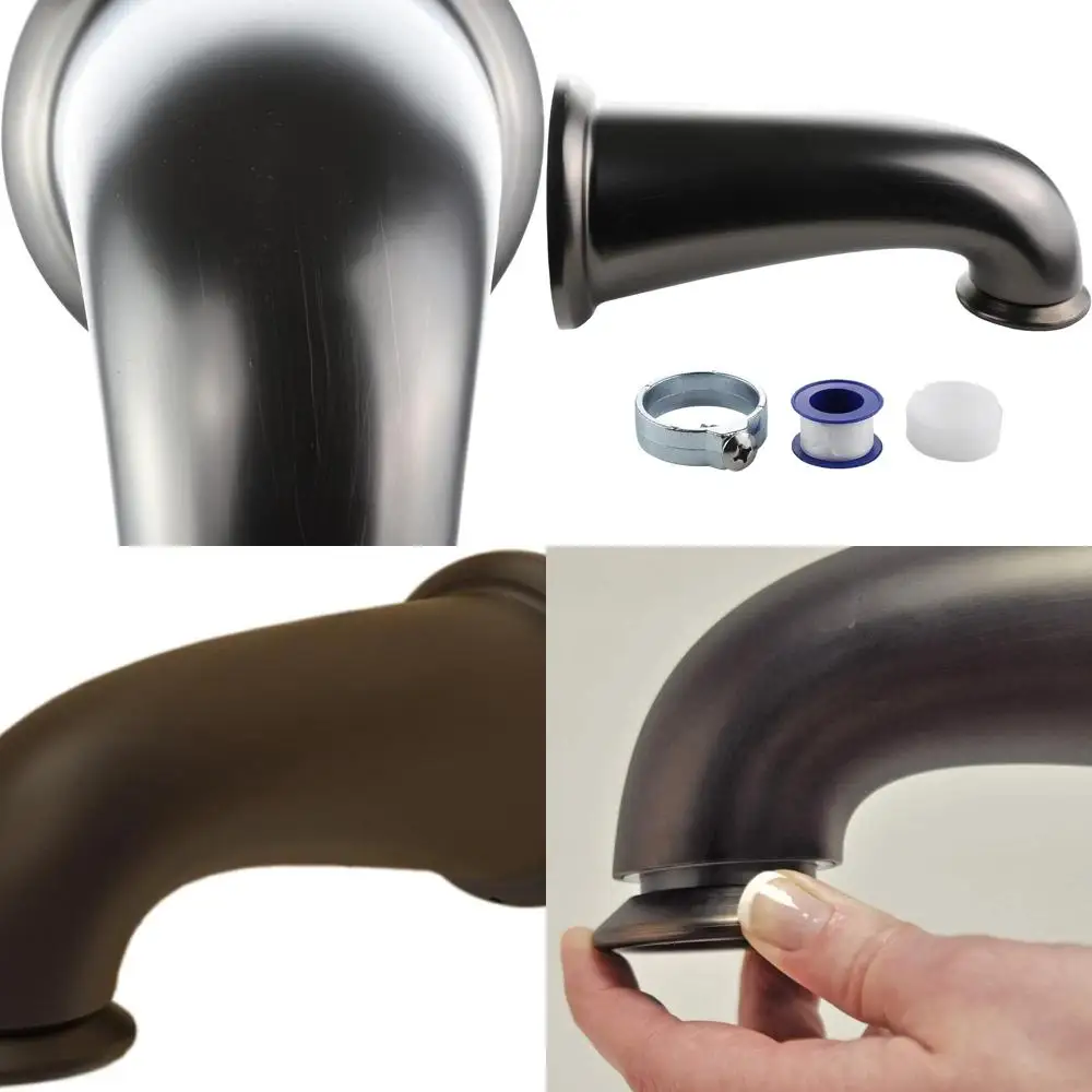 

8 Pull-Down Tub Spout in Oil Rubbed Bronze and Brushed Nickel Finishes