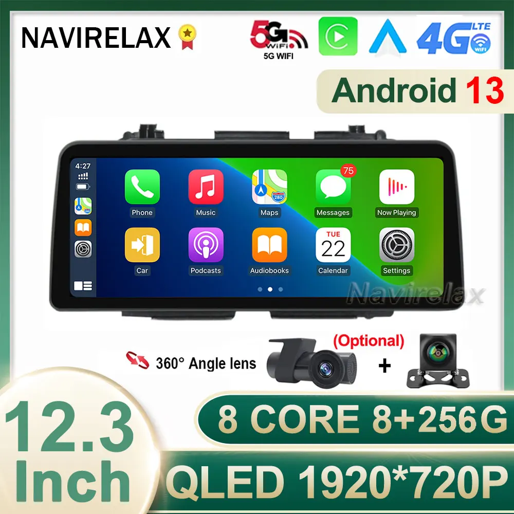 

12,3 дюймовый Android 13 для Honda Vezel HR - V HRV HR V XRV 2013 - 2019 Автомагнитола мультимедийный видеоплеер навигация GPS Carplay