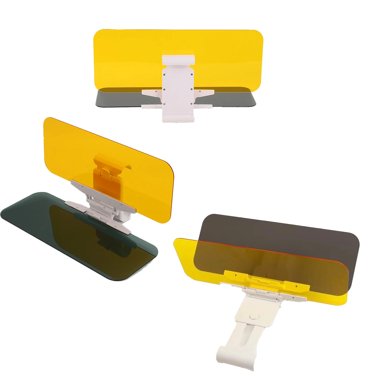 Car day and night anti-glare mirrors, sun visors, night vision goggles and driver eye protection products