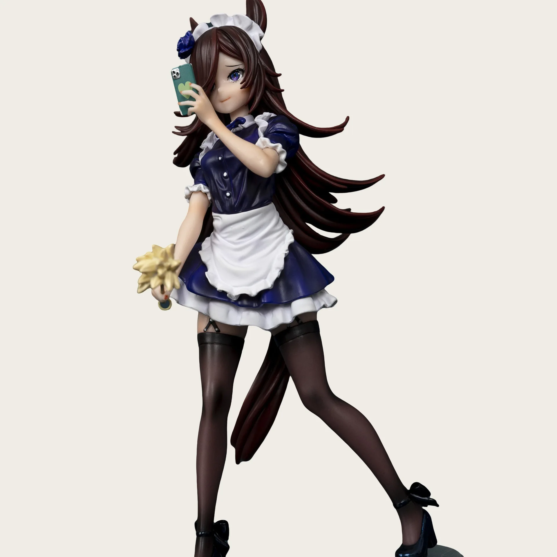 25CM Game Anime Pretty Derby Rice Shower maid kawaii Action Figure PVC Model statue Toys Doll Desk Decor Collectible Gifts