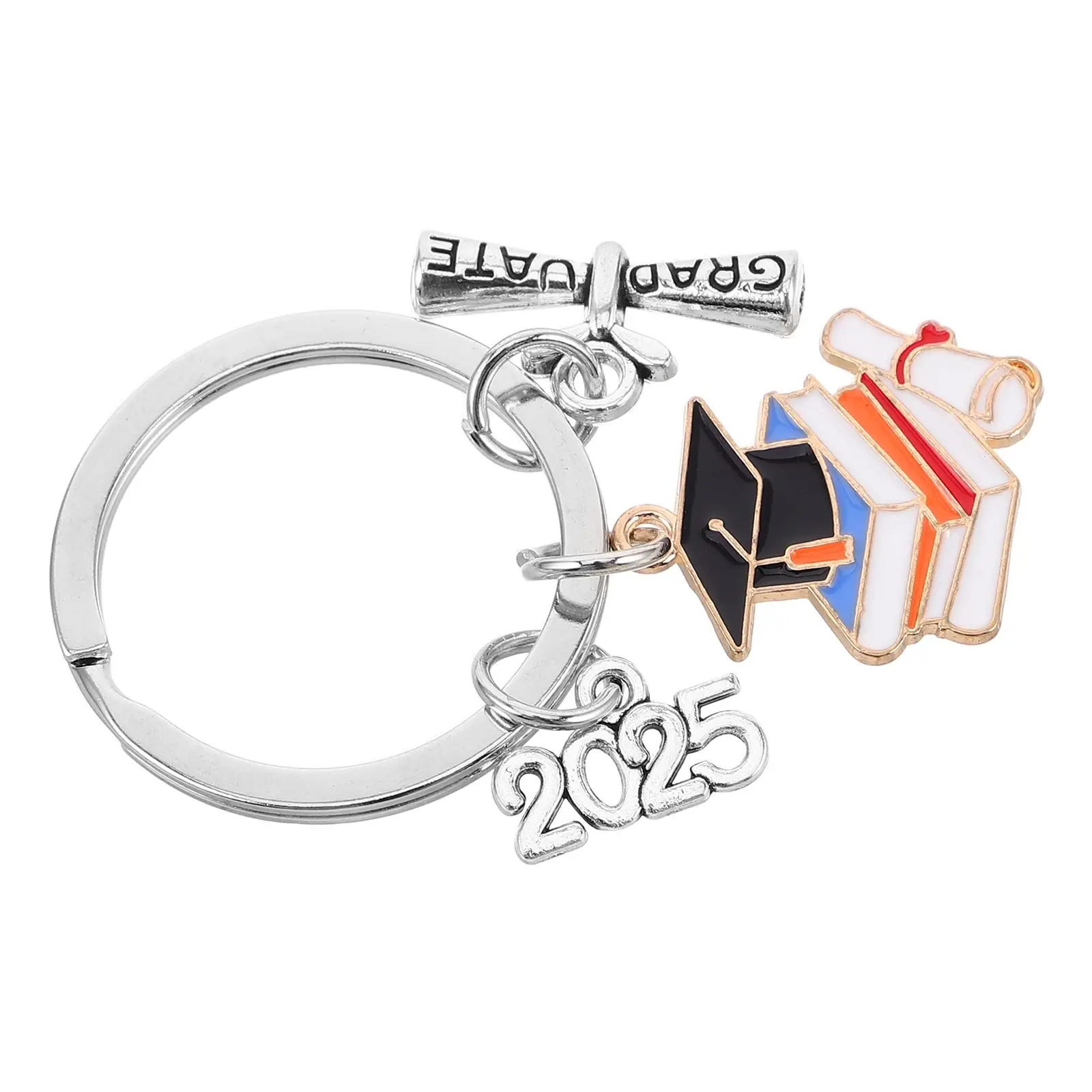 

2025 Graduation Bachelor's Cap Pendant Inspirational Keychain Decoration Present School Senior
