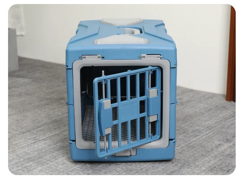 

Pet folding aviation box, portable for going out, cat, dog, cat cage, small dog shipping box, aviation car carrying cat bag