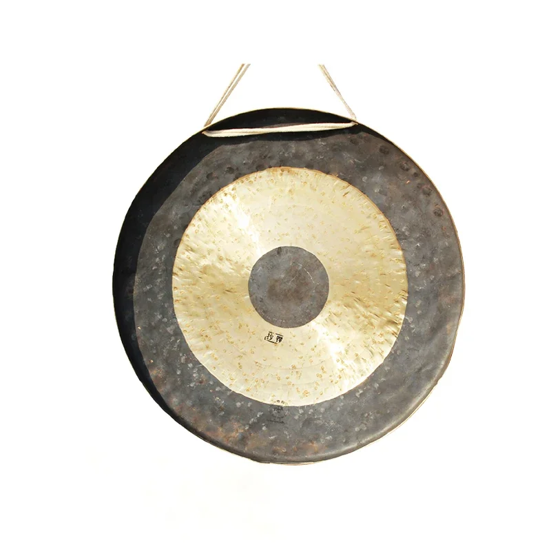 Percussion Musical Instruments Musical Instrument Crotalos Copper Gong Pure 60CM80cm Loud Copper Gong Meditation Accessories