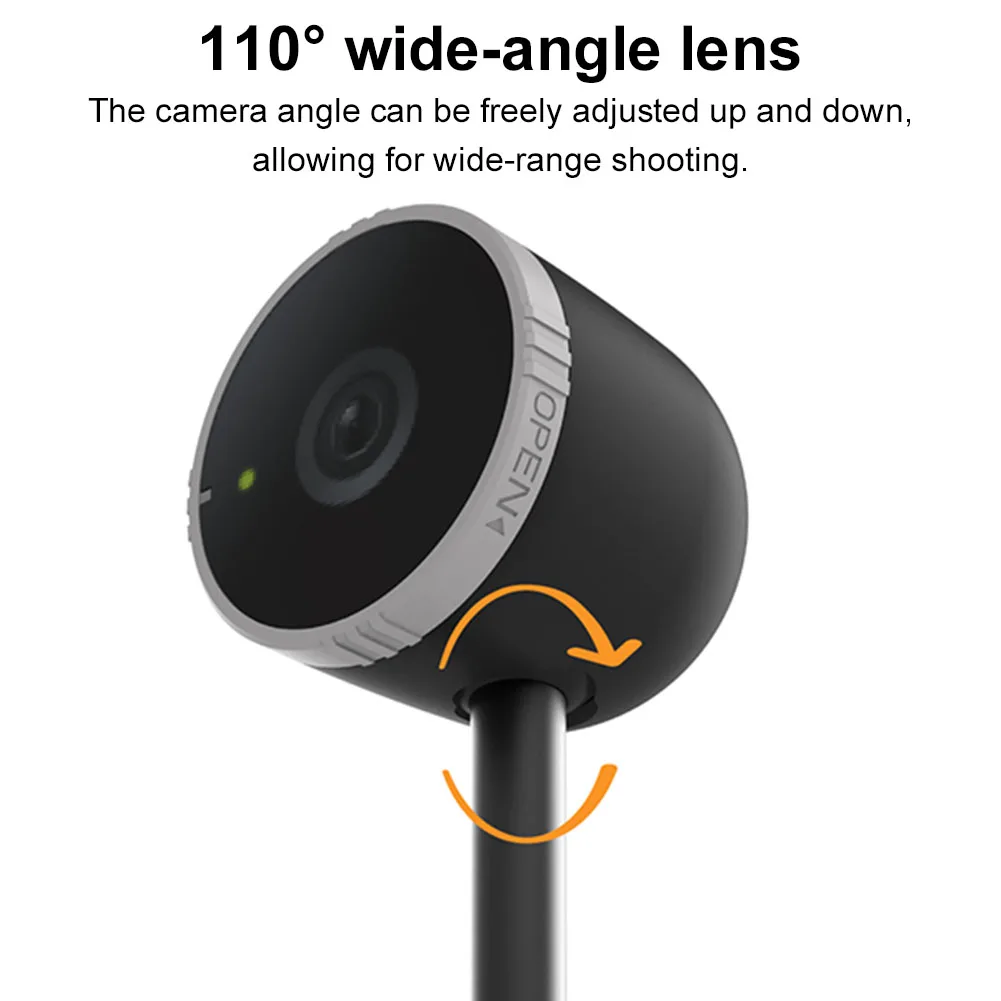 

For NS2 Creative Desktop Camera with Heat Dissipation Hole Video Capture Camera Video Chat Wide Angle Camera Gaming Accessories