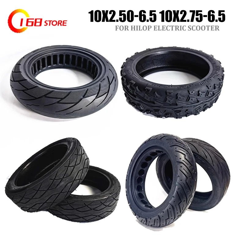 

10x2.50-6.5 10X2.70-6.5 solid tire vacuum suitable for 10 inch honeycomb s on Hilop electric scooters