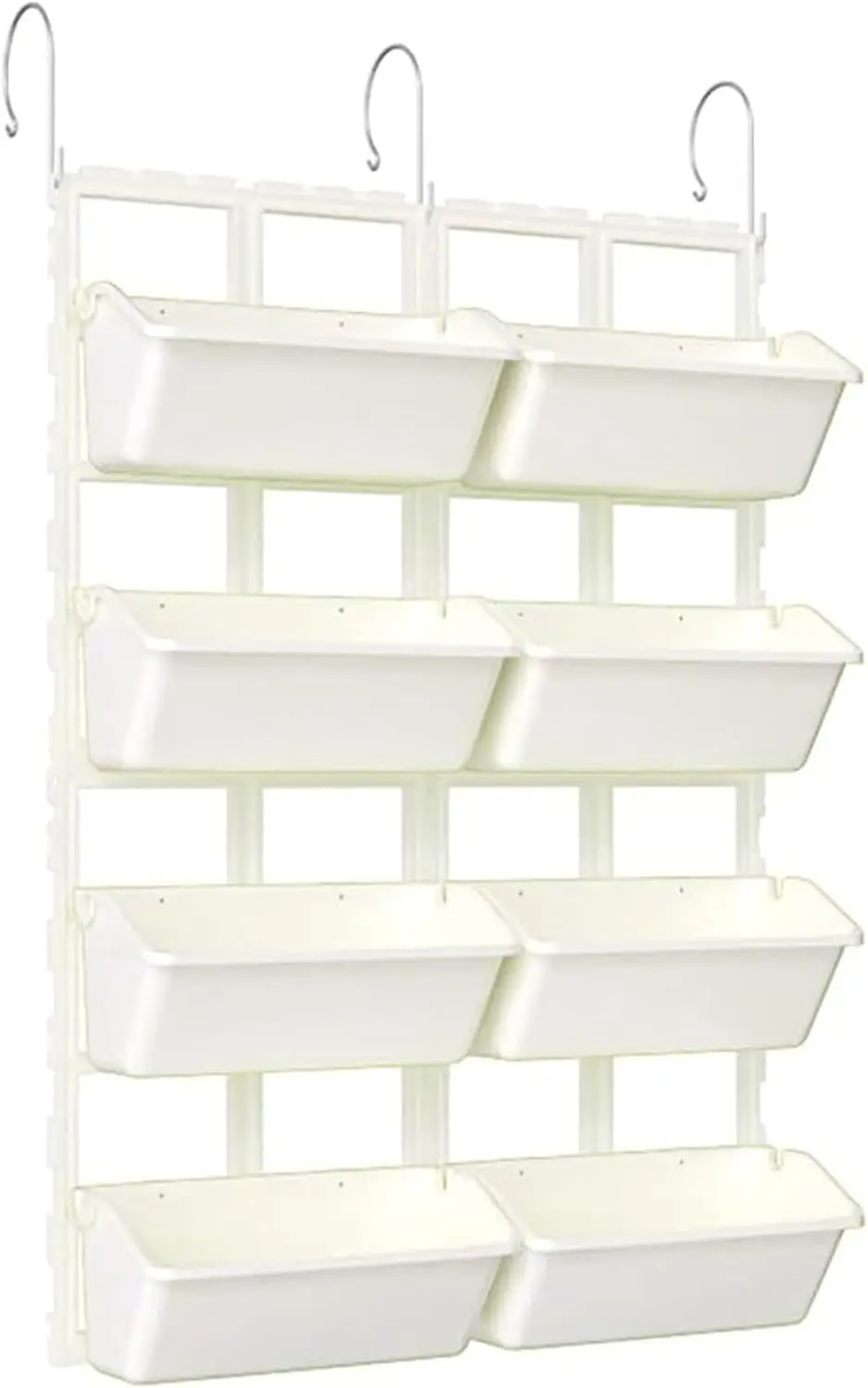 

Vertical Wall Hanging Balustrade Flowerpot Window Planter Suitable Strawberries Flowers Vegetables Balcony Fence Deck Garden Yar