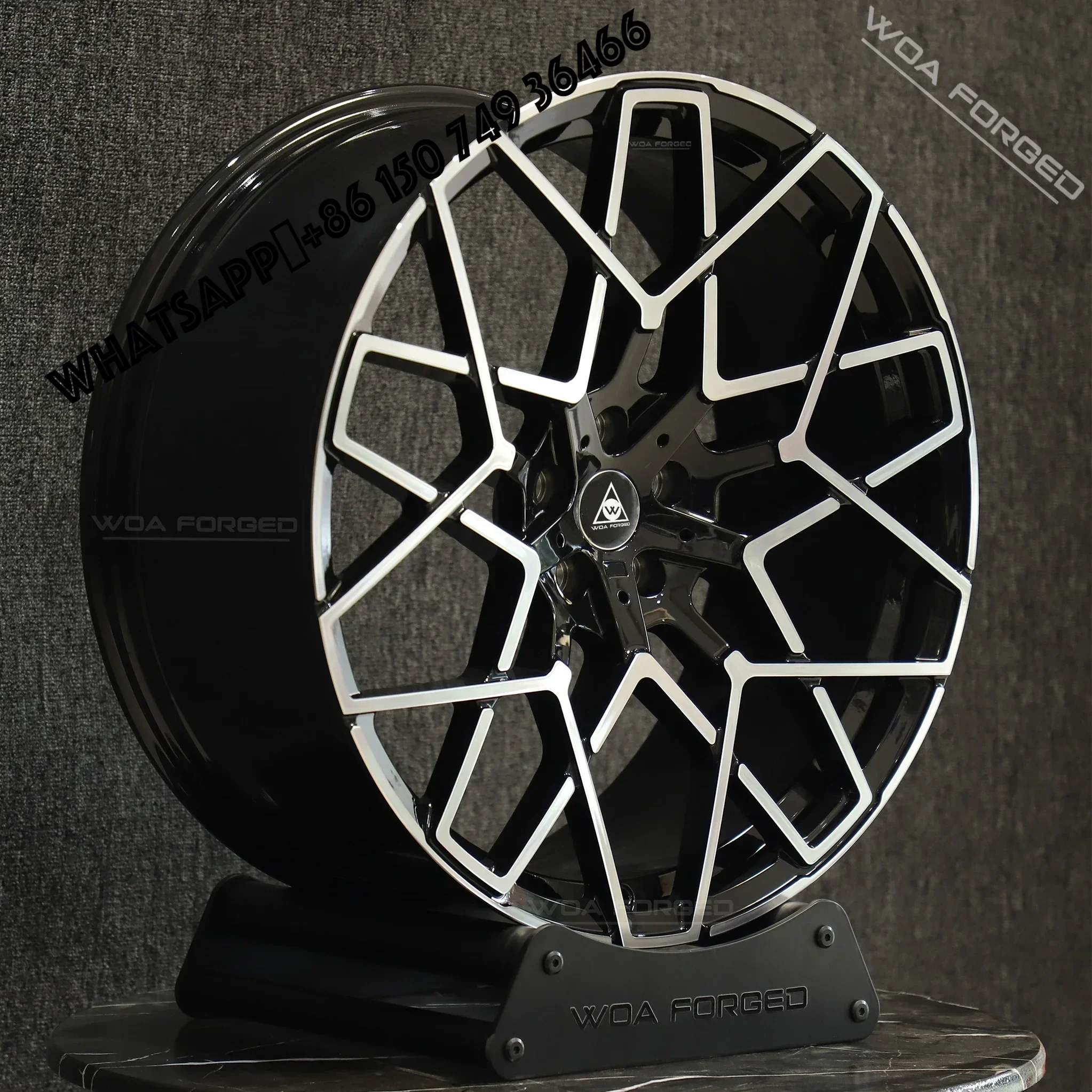 

6061-T6 Original Custom Forged Wheel High Quality Glossy Black Aluminum Alloy New Various 20mm 25mm 30mm 35mm 40mm 5x112