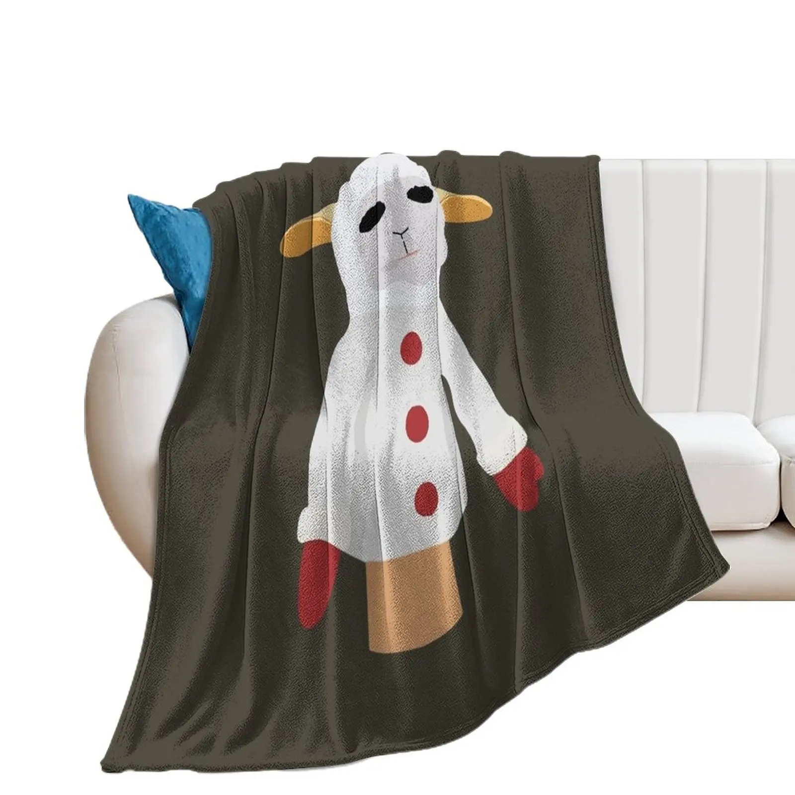 Lamb Chop, I Love This, Best, For You, Women Gift, Good Idea Throw Blanket Loose Thins valentine gift ideas Baby Blankets