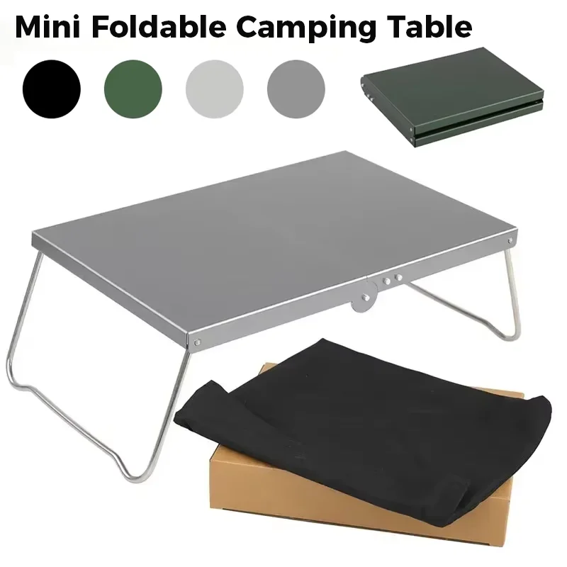 Camping Portable Foldable Table Ultralight Portable Aluminum Alloy Outdoor Table Lightweight Outdoor Hiking Picnic Folding Table