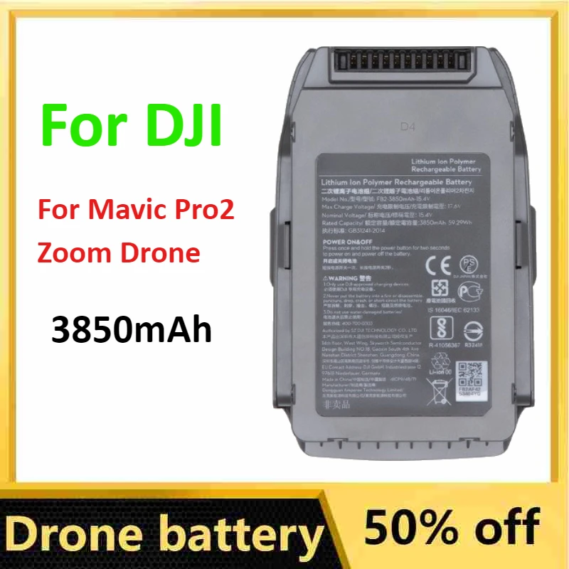 

Drone Battery For DJI Mavic Pro2 Zoom Drone 3850mAh Camera Drones Accessories Battery Up To 31 Minutes Life