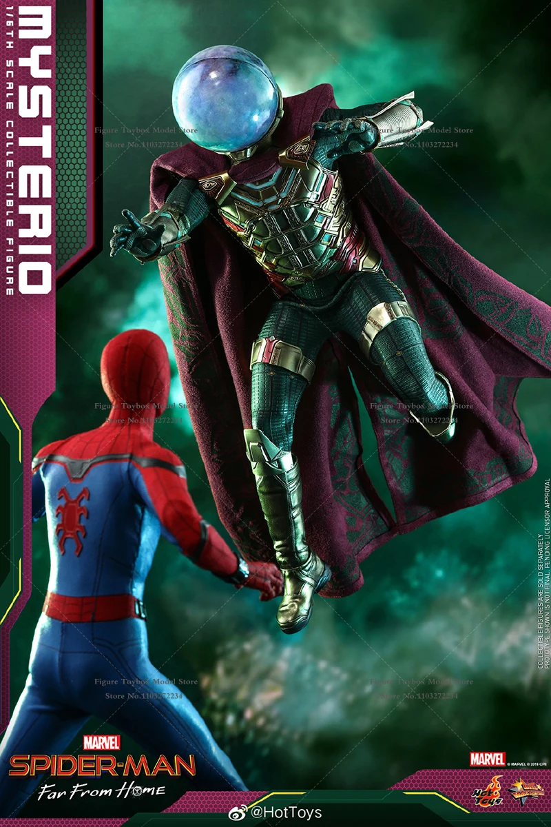 HOTTOYS HT MMS556 1/6 Collectible Mysterio Fish Tank Head Action Figure Spider-Man 2 Movie Original 12