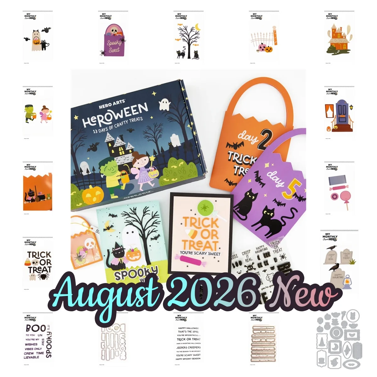 House Ghost Tombstone Cat Stamps Metal Cutting Dies for DIY Scrapbook Diary Decoration Embossing Template August 2026 New