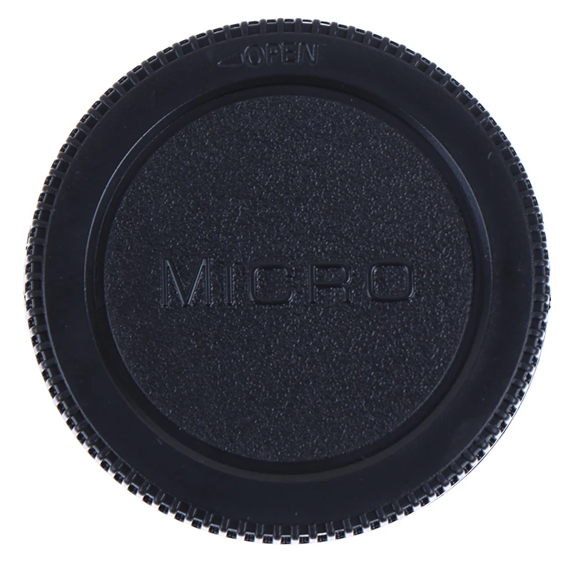 Black Body+Rear Lens Cap Cover For Olympus M4/3 Camera Protective Accessory