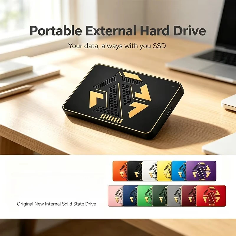 100%Original NEW A3-3 Black Portable External Hard Drive Large Capacity Storage Disk for Laptop Desktop Notebook Smartphone