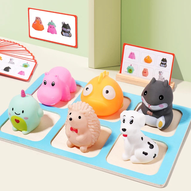 Montessori Sensory Egg Hunt Game For Preschoolers Educational Toy Set