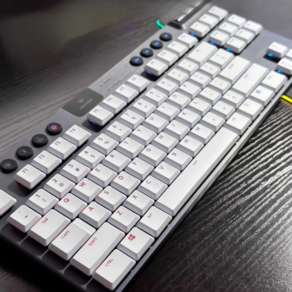 

Logitech G913 DIY Keycaps for G913 TKL G915 G813 G815 Mechanical Keyboard Caps 111 Keys Include ISO Input Keys