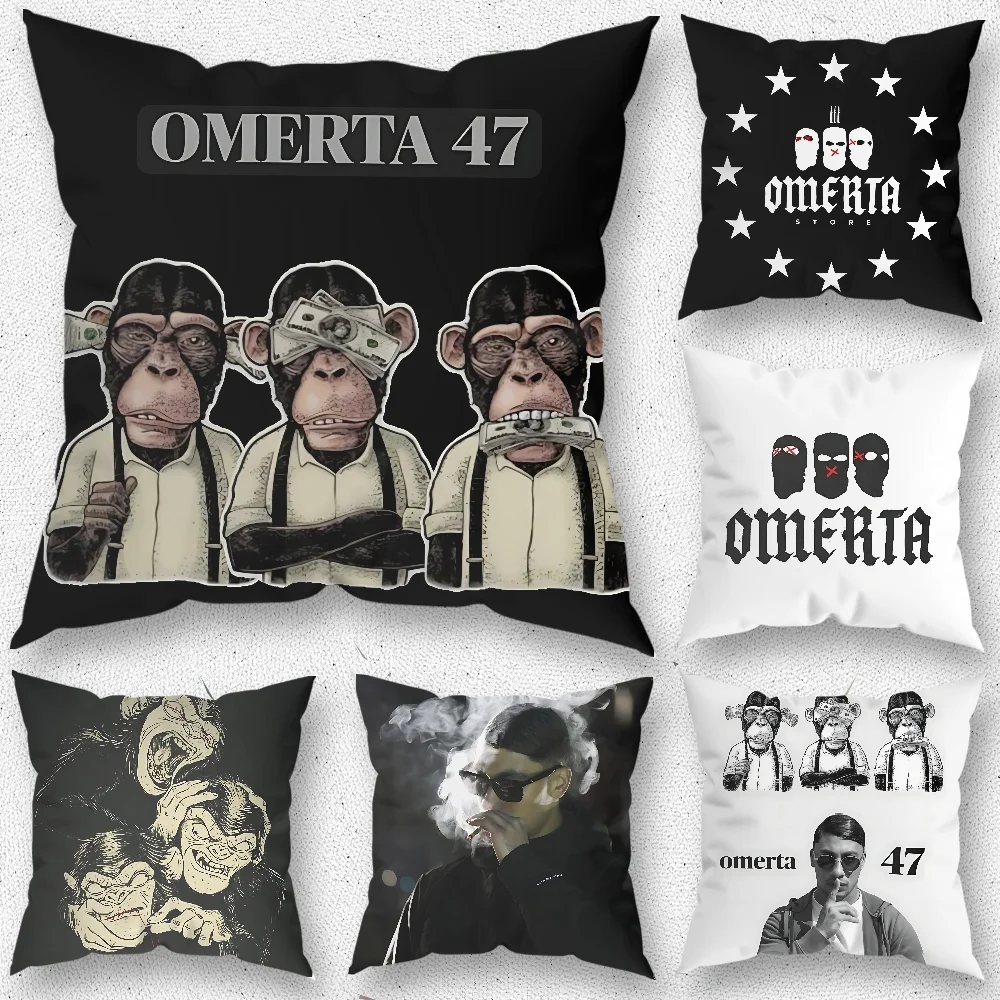 

Omerta Maes 47 Pillow Case For Home Bedroom Room Decoration Living Room Sofa Cushion Cover Suitable