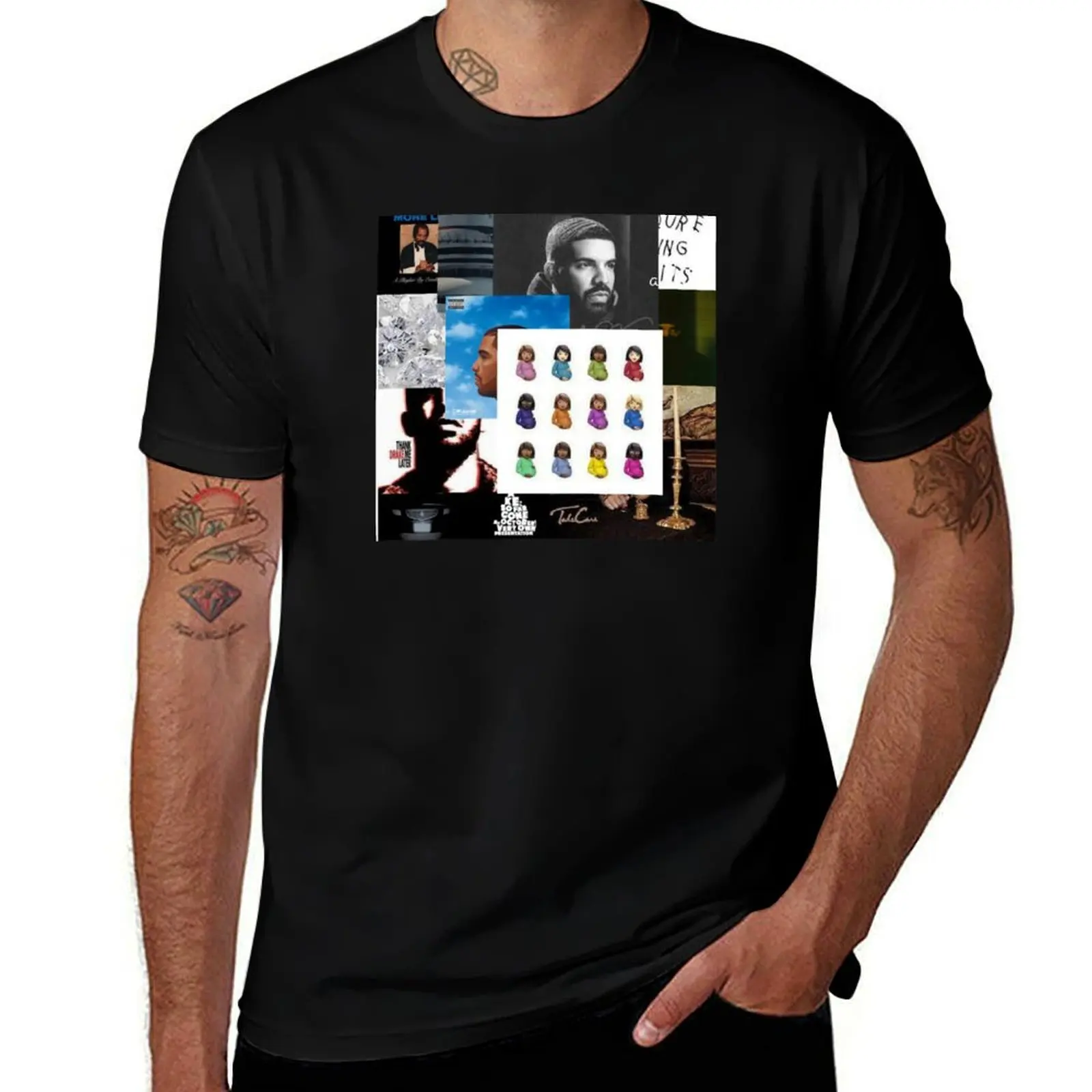 

Drake album discography graphic art T-Shirt g man t shirts for men t shirt man designer t shirt man cotton T-Shirt