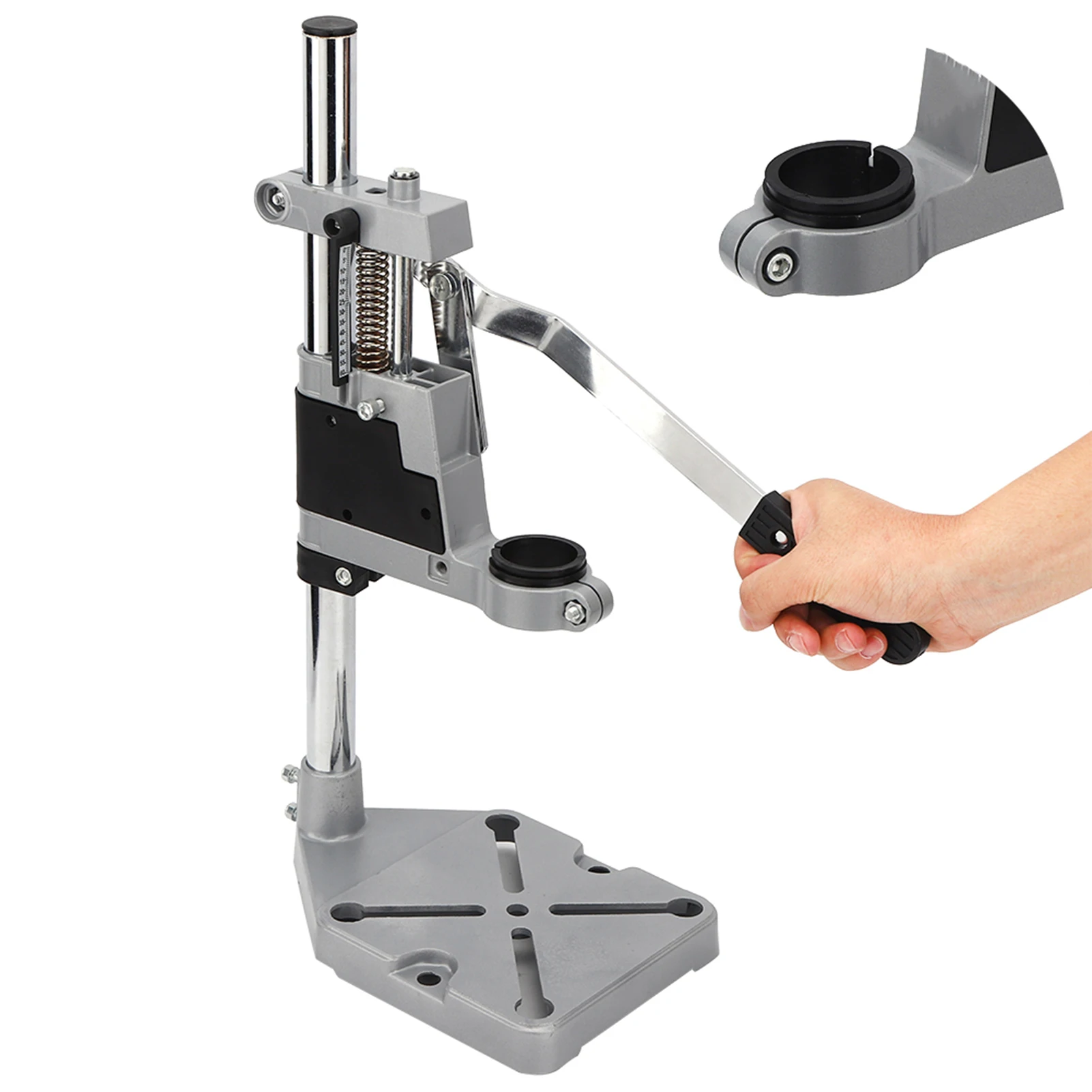 Multi‑Function Electric Drill Stand Grinder Bracket Clamp Bench Workbench Rotary Tool