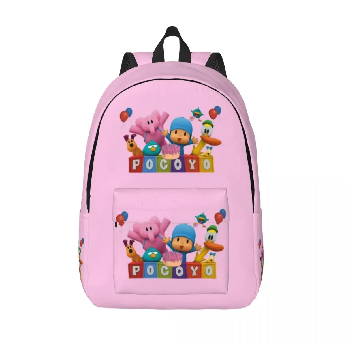 P-Pocoyo For Girls Boys Large Capacity Student Backpack Lightweight waterproof Backpack