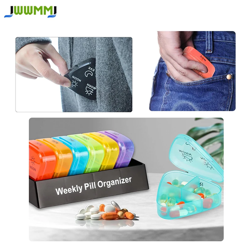 

1pcs Weekly Pill Organizer 3 Times a Day, 21 Compartments Pill Organizer,Moisture Proof 3 Times a Day Pill Organizer 7 Day
