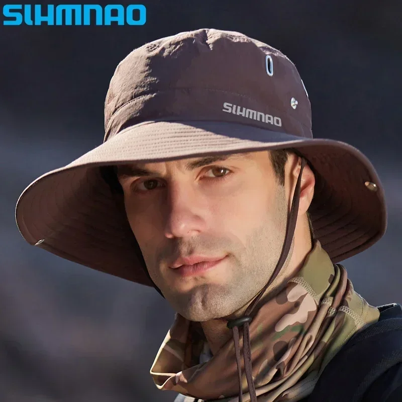 

2025 Fisherman's Hat, Summer Men's Outdoor Breathable Sun Hat, Mountaineering Tourism Sun Hat, Bicycle Sun Hat