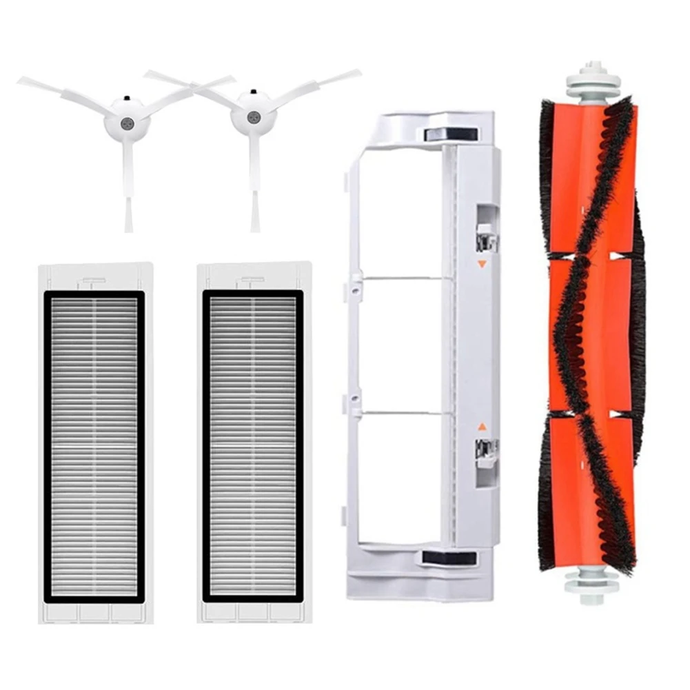

FORC-Replacement Parts For Xiaomi Mijia 1/1S Roborock S5 Max S50 S51 S6 Max Robot Vacuum Cleaner Brush Cover Hepa Filter