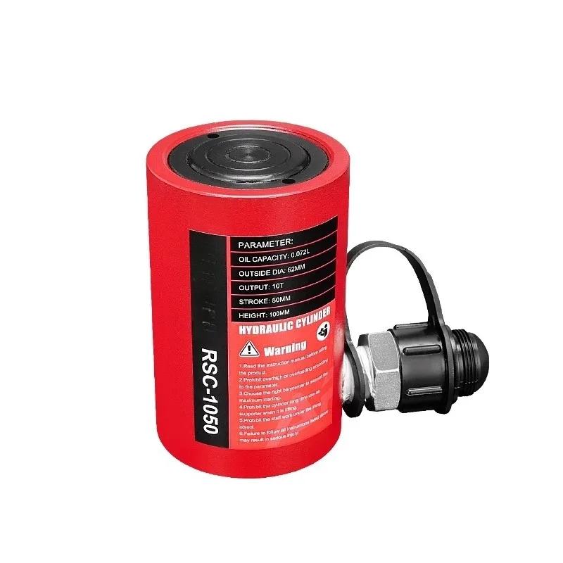 

Short Type Hydraulic Cylinder RSC-1050 Hydraulic Lifting Jack with Output of 10T Stroke of 50mm