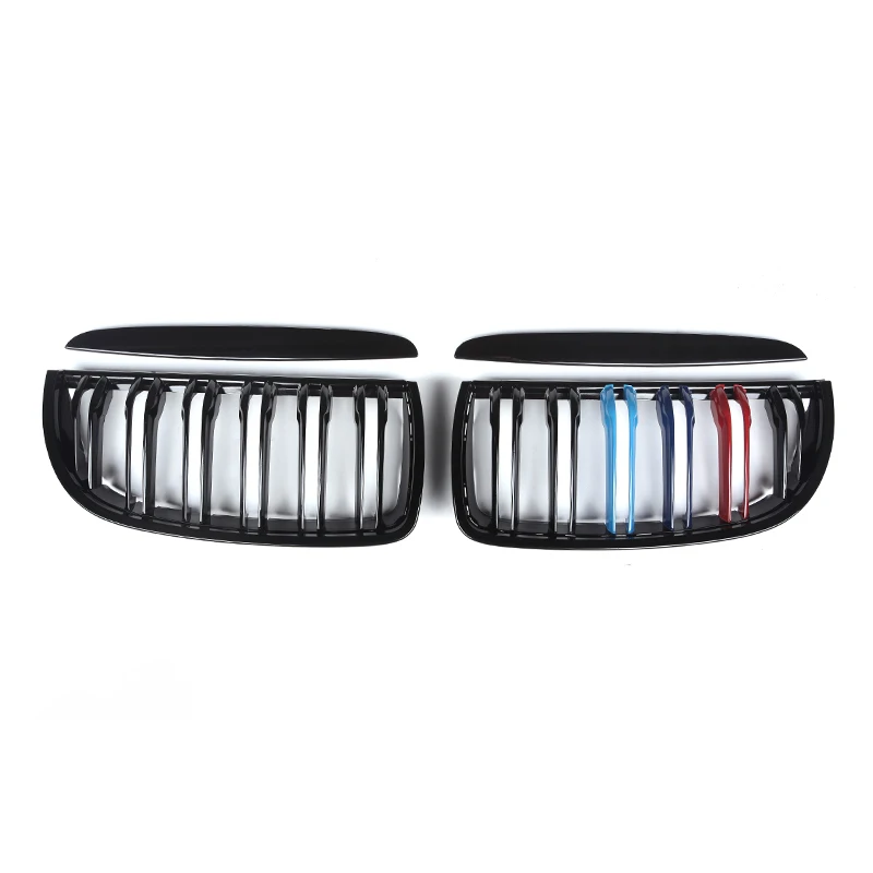 

Double -line Front Grille Kidney Gloss M Color for 3-series E90 323i 328i 335i 330i 325i 2005-2007 Front Bumper Grill