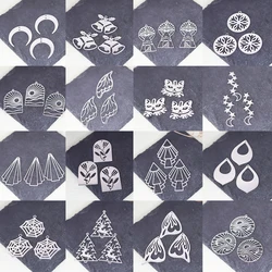 3pcs Stainless Steel Charms Moon Snowflake Spider Web Pendant for Jewelry Making Supplies Diy Necklace Earring Bracelet Keychain