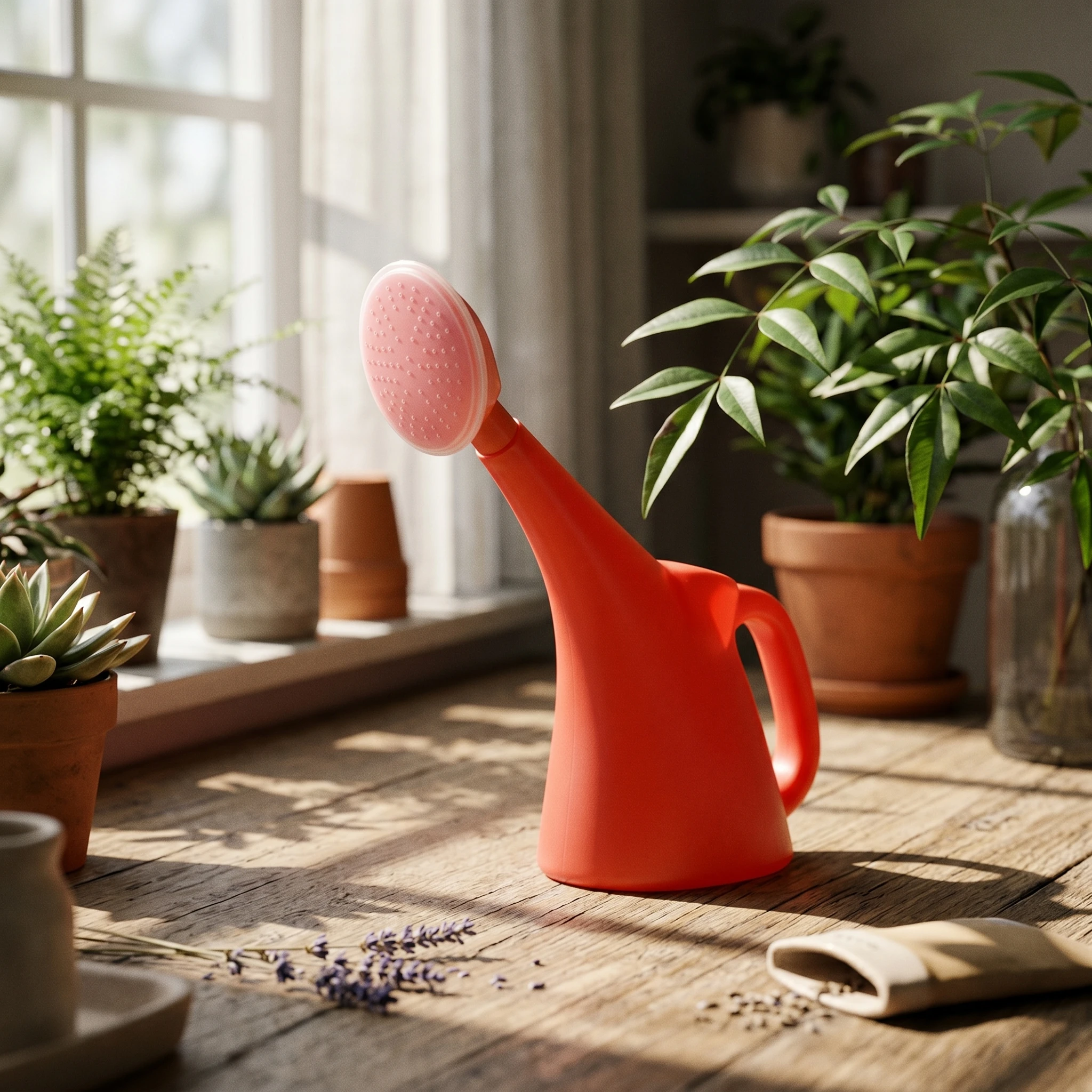 Long-Spout Watering Can Slender Body Long Spout Watering Can Plant Waterer Tall Design Garden Tool Easy to Pour