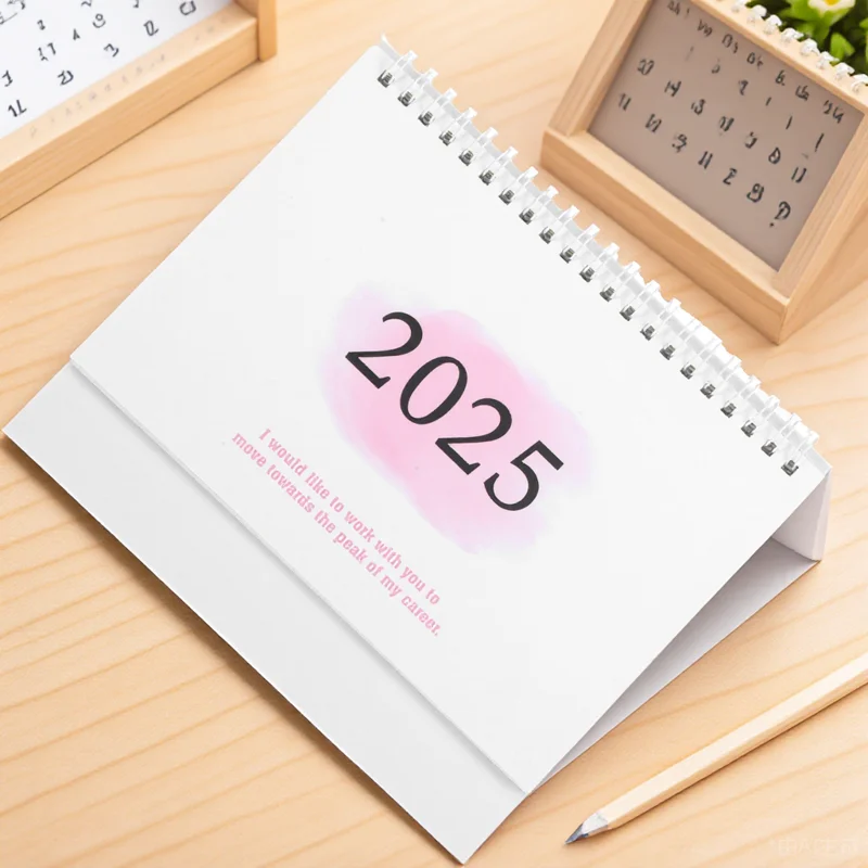 

Desktop Decorative Standing Monthly For Office Home Sturdy Holder 2025 Desk Calendar Office Supplies Household