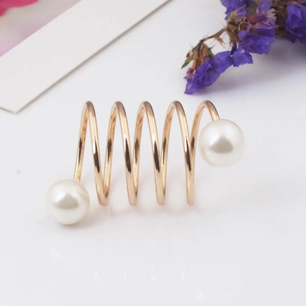 Confezione da 2-6 donne sciarpa anello fibbia Clip fiore titolare ragazze gioielli regalo signora