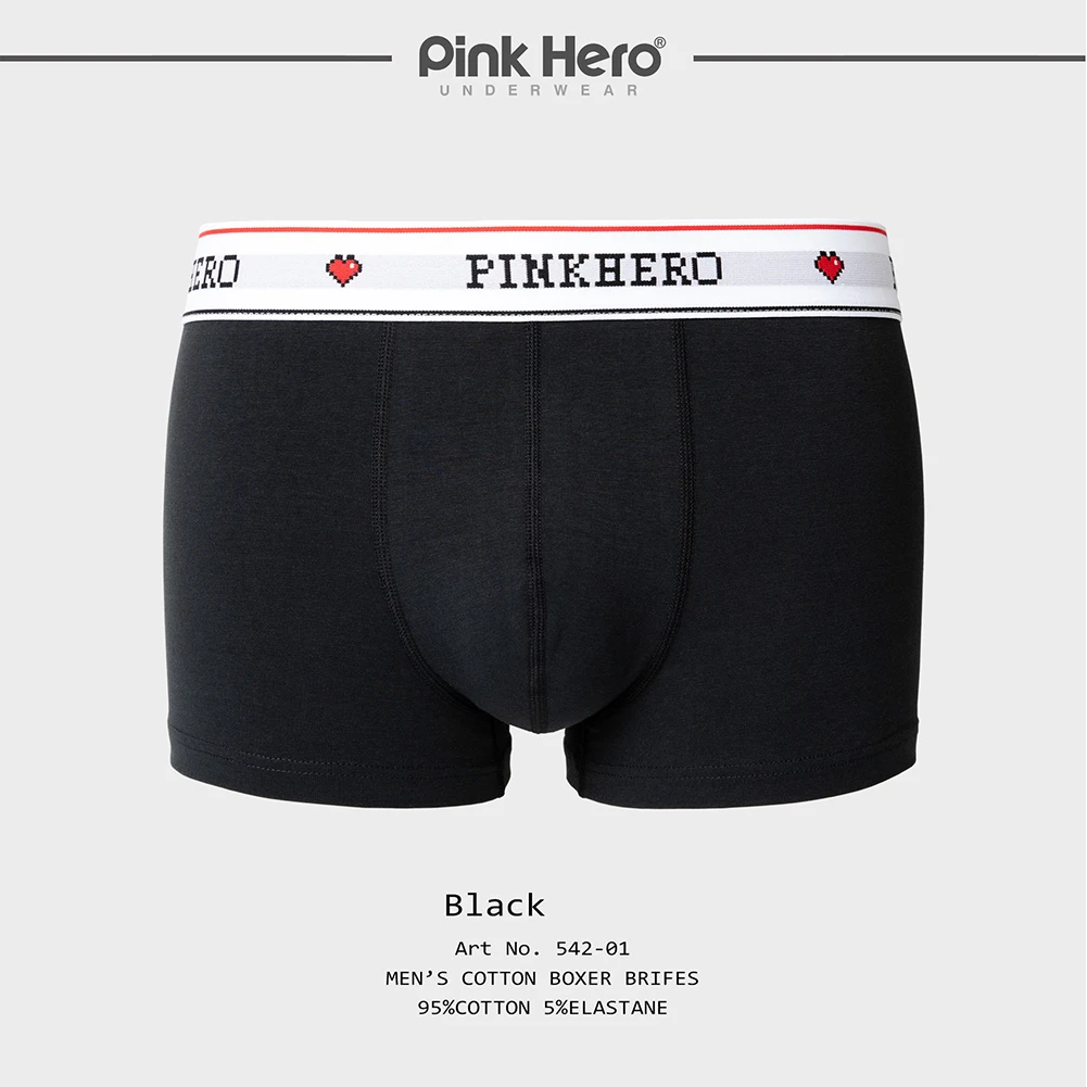 Men Solid Color Breathable Cotton Underwear Pouch Boxer Briefs Underpants Trunks Comfortable Fit Classic Style