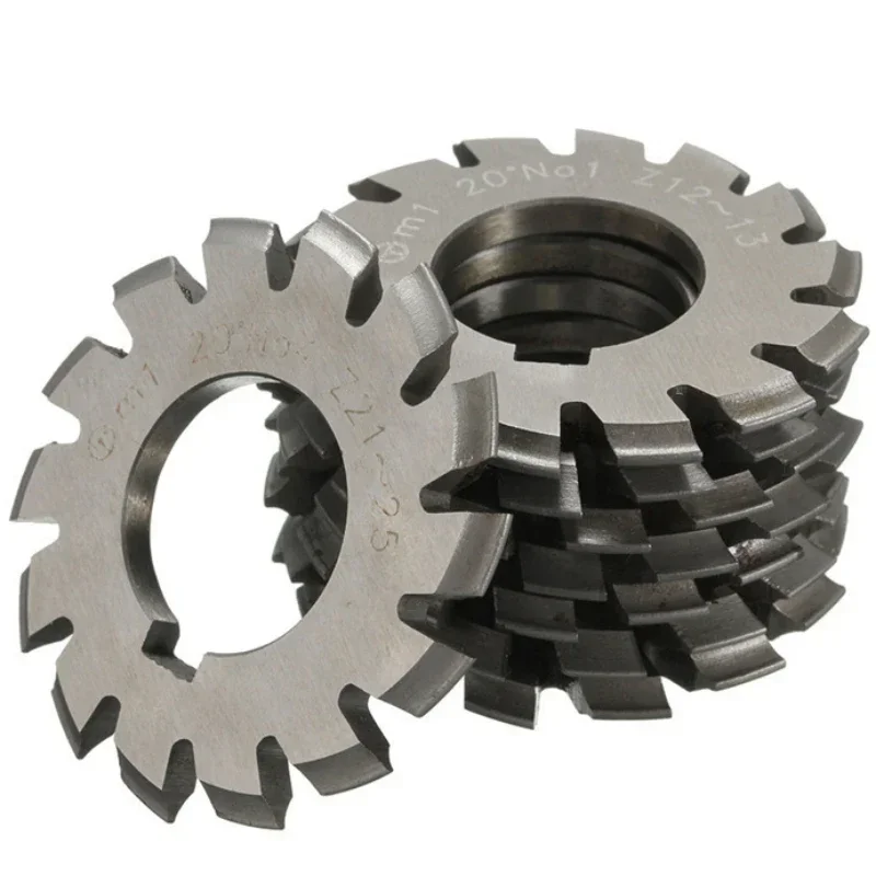 Gear Milling Cutter M0.4 M0.5 M0.6 M1 M2 M3Modulus Degrees Disc Spur Gear Milling Cutter Straight Tooth Disc Bevel Gear PA20