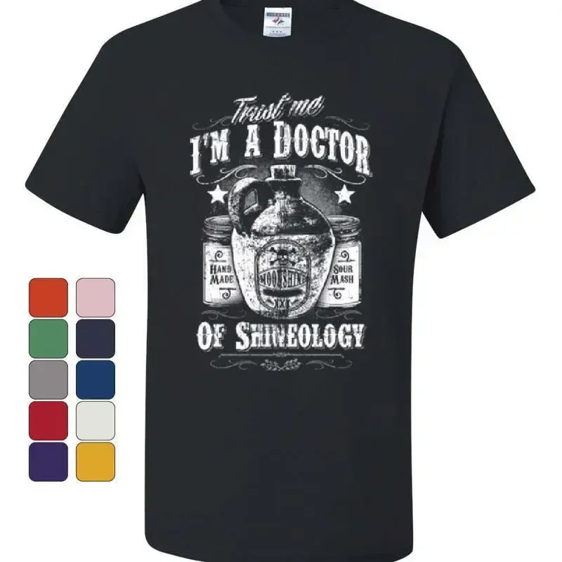 Moonshine Doctor TShirt Shineology Whisky Liquor Booze Drinking Tee Shirt