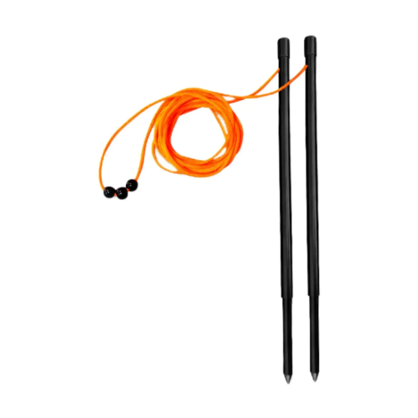 Golf Putting String Guide Line Solid Metal Sticks Golfer Gift for Men Golf Accessories Alignment Training Aid Practice Device