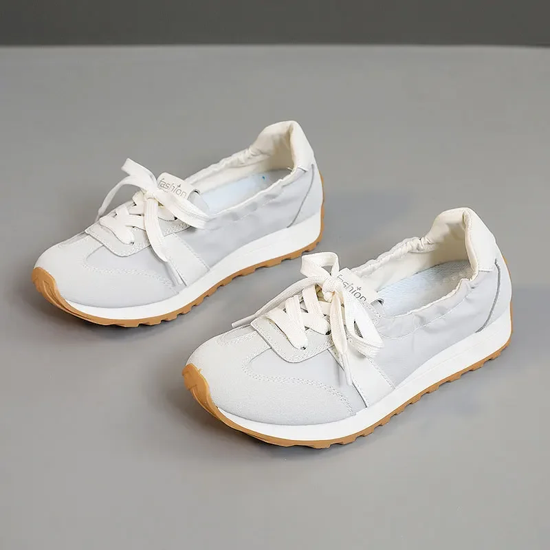 Brand women's Sneakers Fashion Platform Casual Shoe Skateboard Shoes for Men Lace Up Sports Shoes White Black Tenis Shoes