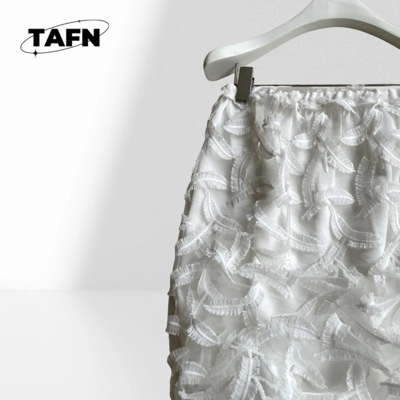 เรียบง่ายและสะดวกสบายอารมณ์ High Street กระโปรงผ้าฝ้ายลําลองแฟชั่นสบายและมีสไตล์สําหรับการสวมใส่ในชีวิตประจําวัน AF2020