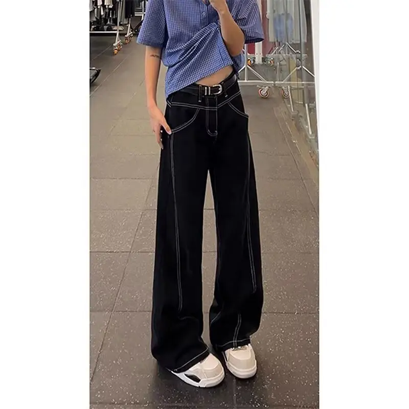 

Men's 2026 New Ins Popular Trend Jeans Harajuku Lazy Style Japanese Minimalist Artistic Versatile Casual Denim Pants
