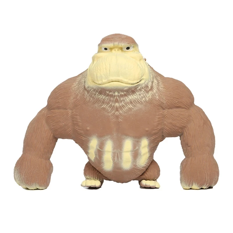 Simulation Decompression Gorilla Toy Elastic Army Creative Design Flexible Decompression Vent Stretching Funny Tricky Toy