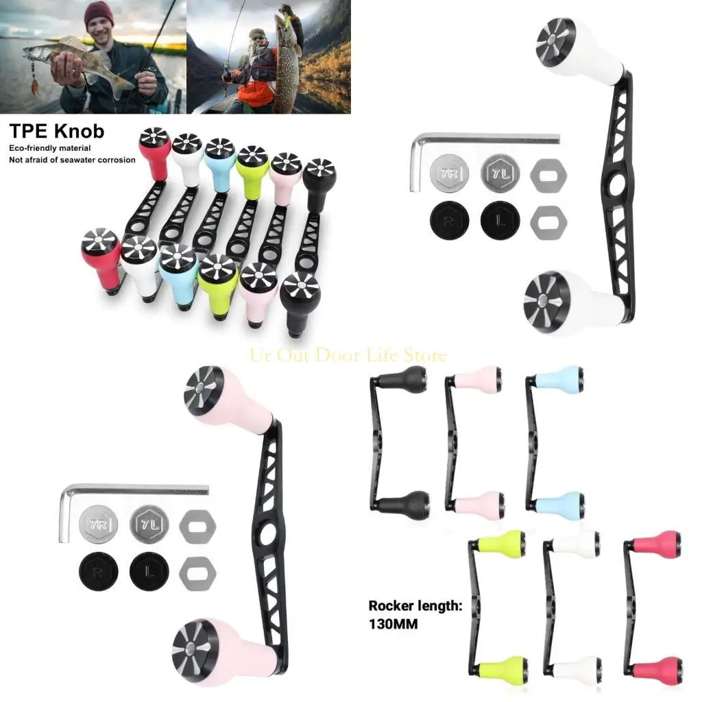 

77UF Fishing Reel Handle Aluminum Alloys Spinnings Reel Handle Grip for Baitcasting