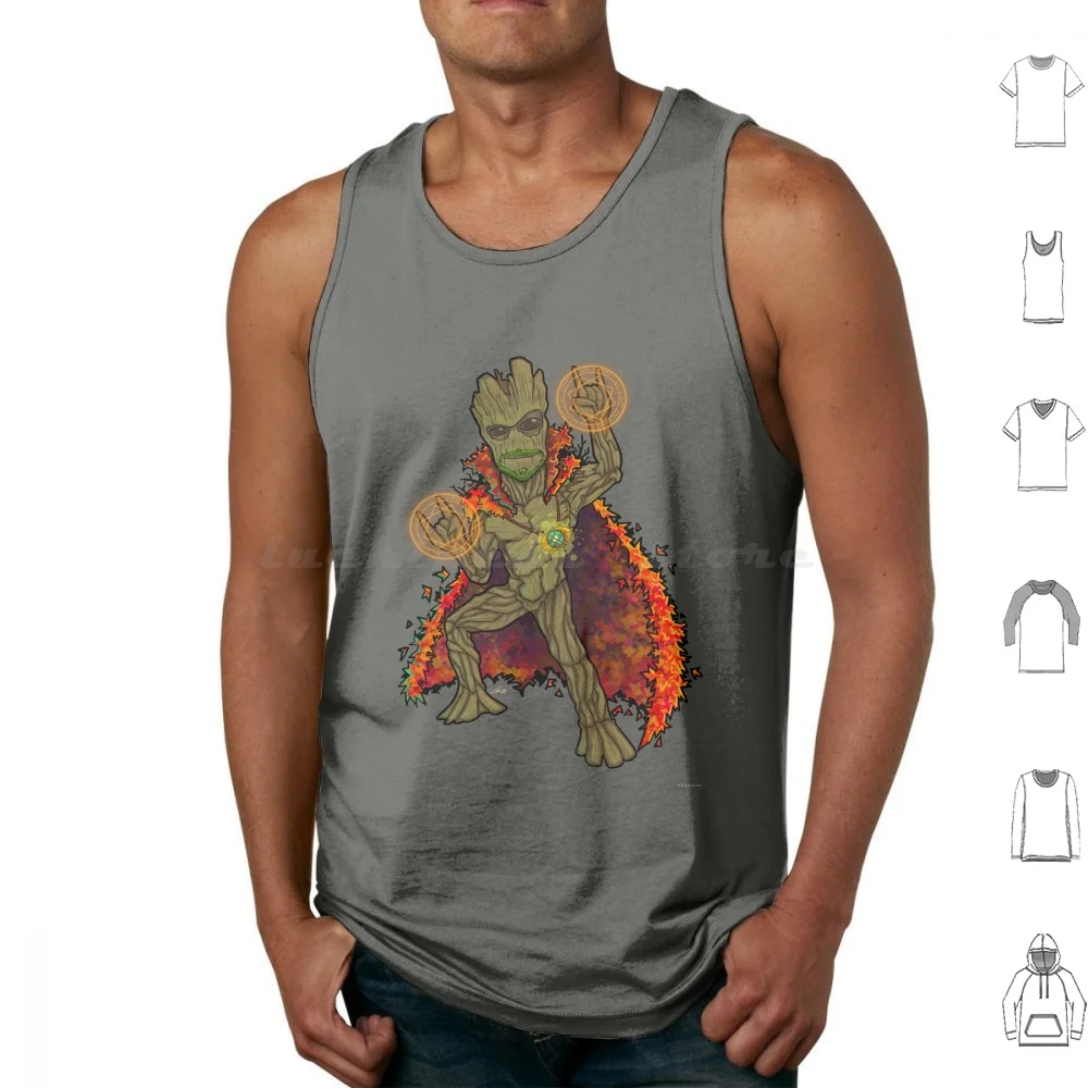 Sorceroot Tank Tops Vest Sleeveless Sorcerer Magic Guardians Comics