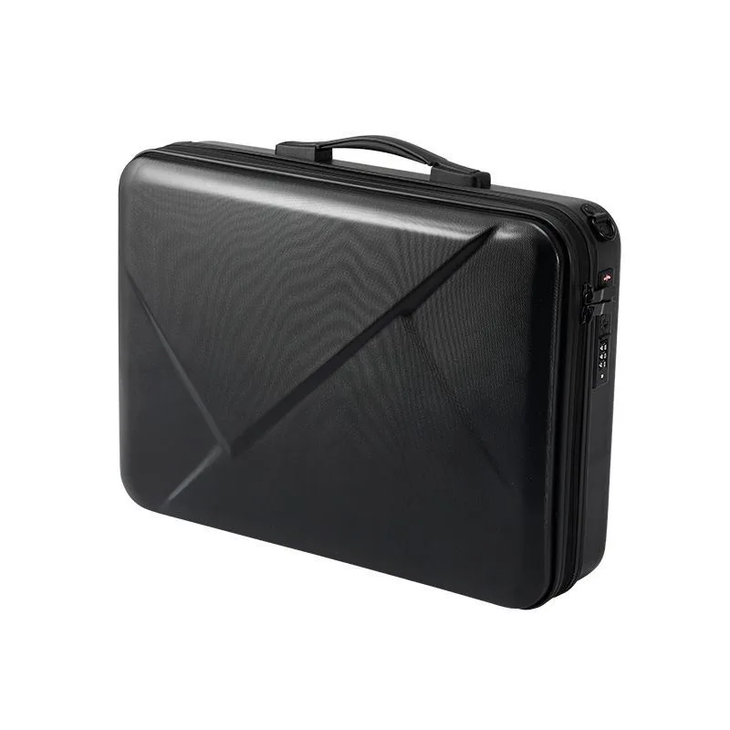 Hard-shell notebook bag with large capacity, shock-proof and pressure-resistant inner liner, equipped with a password lock.