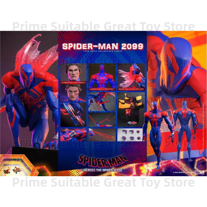 【In Stock】HotToys HT 1/6 MMS711 Spider-Man 2099 Across The Spider-Verse Gift&Collection