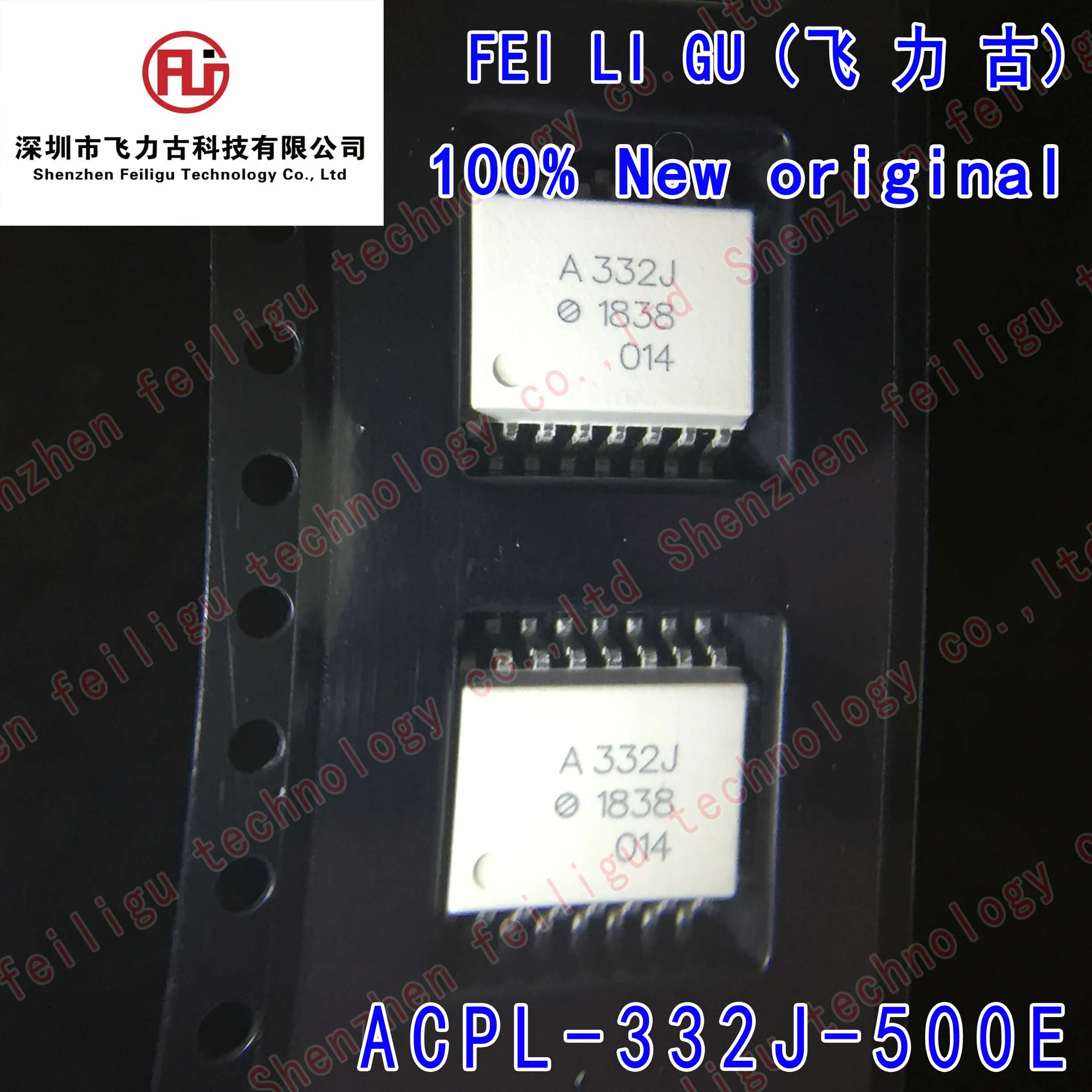(5/15/30/50 Pieces) 100% New original ACPL-332J-500E ACPL-332J Screen Printing:A332J Package:SOP8 Logic Output Optocoupler